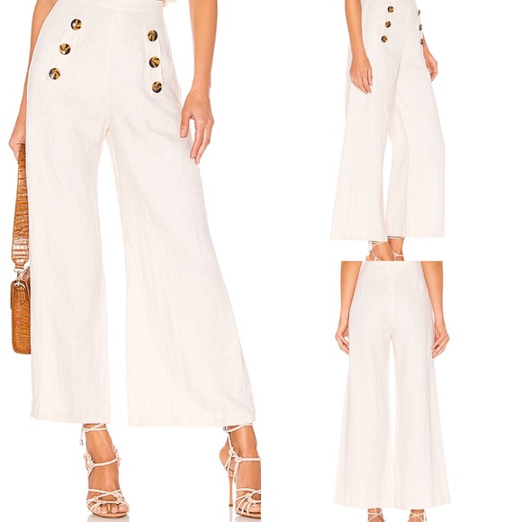 Faithfull The Brand • Arita Linen Blend Wide Leg - Picture 2 of 12